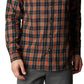 Columbia Men's Vapor Ridge Iii Long Sleeve Shirt Brown Size XX-Large
