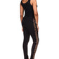 Michael Kors Women's Cheetah Stripe Leggings Casual Pants Black Size Petite X-Small