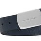 Michael Kors Men's Logo Reversible Leather Belt Blue Size 32