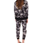 Michael Kors Women's Exclusive Camo Print Pants Gray Size Large