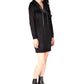 Michael Kors Women's Velour Tunic Dress Black Size X-Large