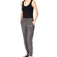 Michael Kors Women's Waffle Knit Drawstring Jogger Pants Gray Size Petite X-Large