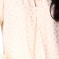 Michael Kors Women's Foil Print Pleated Blouse White Size Medium