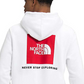 The North Face Men's Box NSE Pullover Hoodie White Size Large