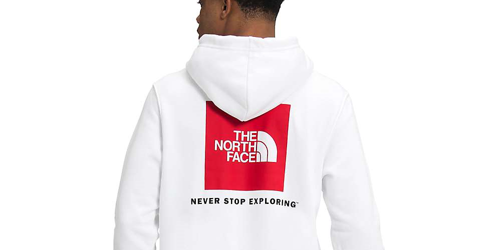 The North Face Men's Box NSE Pullover Hoodie White Size Large