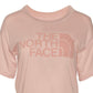 The North Face Women's Half Dome Short Sleeve Cropped T-Shirt Pink Size X-Small