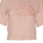 The North Face Women's Half Dome Short Sleeve Cropped T-Shirt Pink Size X-Small