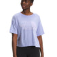 The North Face Women's Logo Graphic Short Sleeve Crew Neck T-Shirt Purple Size Large