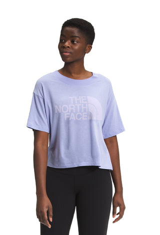The North Face Women's Logo Graphic Short Sleeve Crew Neck T-Shirt Purple Size Large