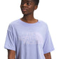 The North Face Women's Logo Graphic Short Sleeve Crew Neck T-Shirt Purple Size Large
