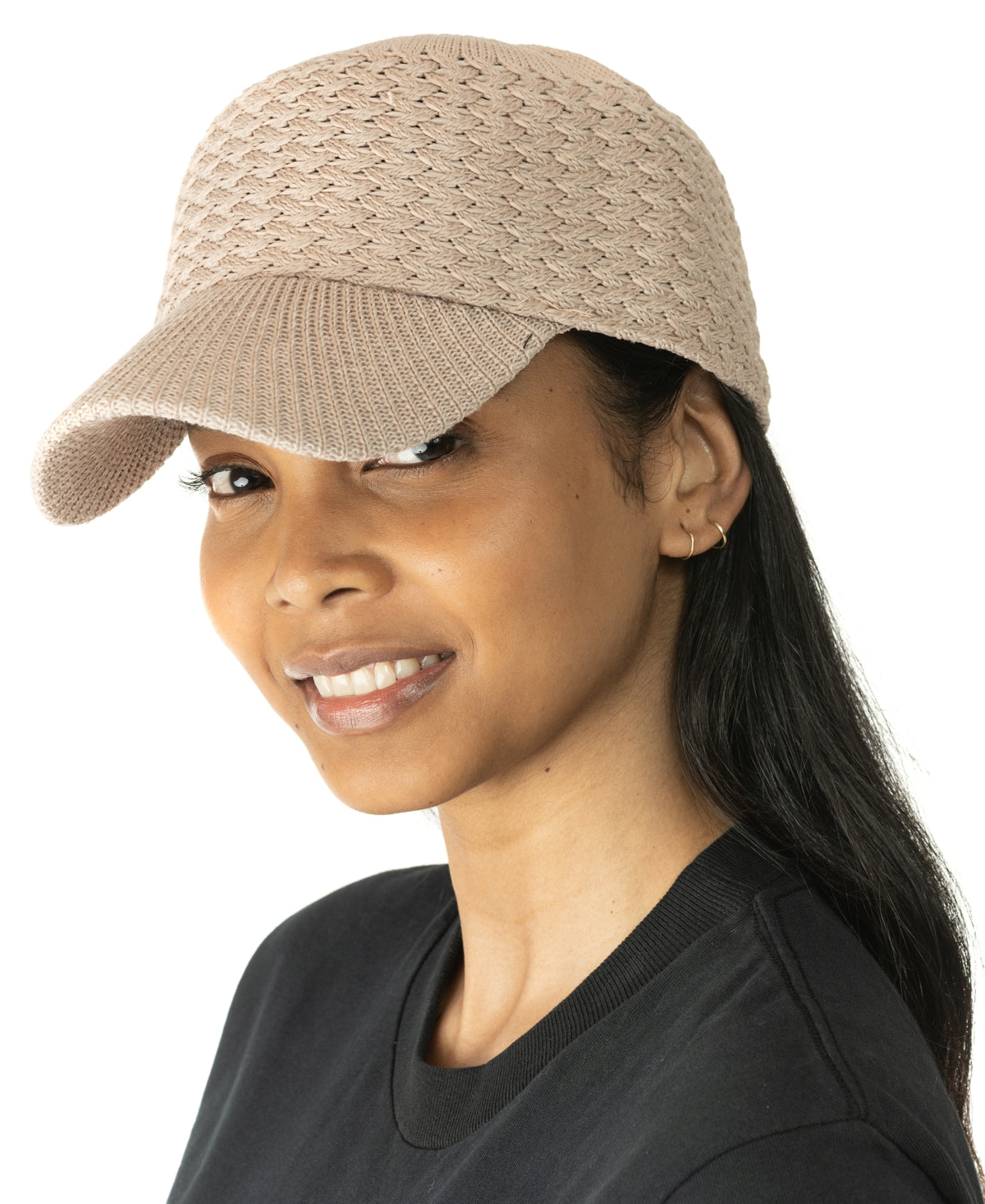 INC International Concepts Women's Packable Baseball Cap Brown Size One Size