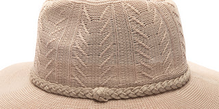 INC International Concepts Women's Packable Panama Hat Brown Size One Size