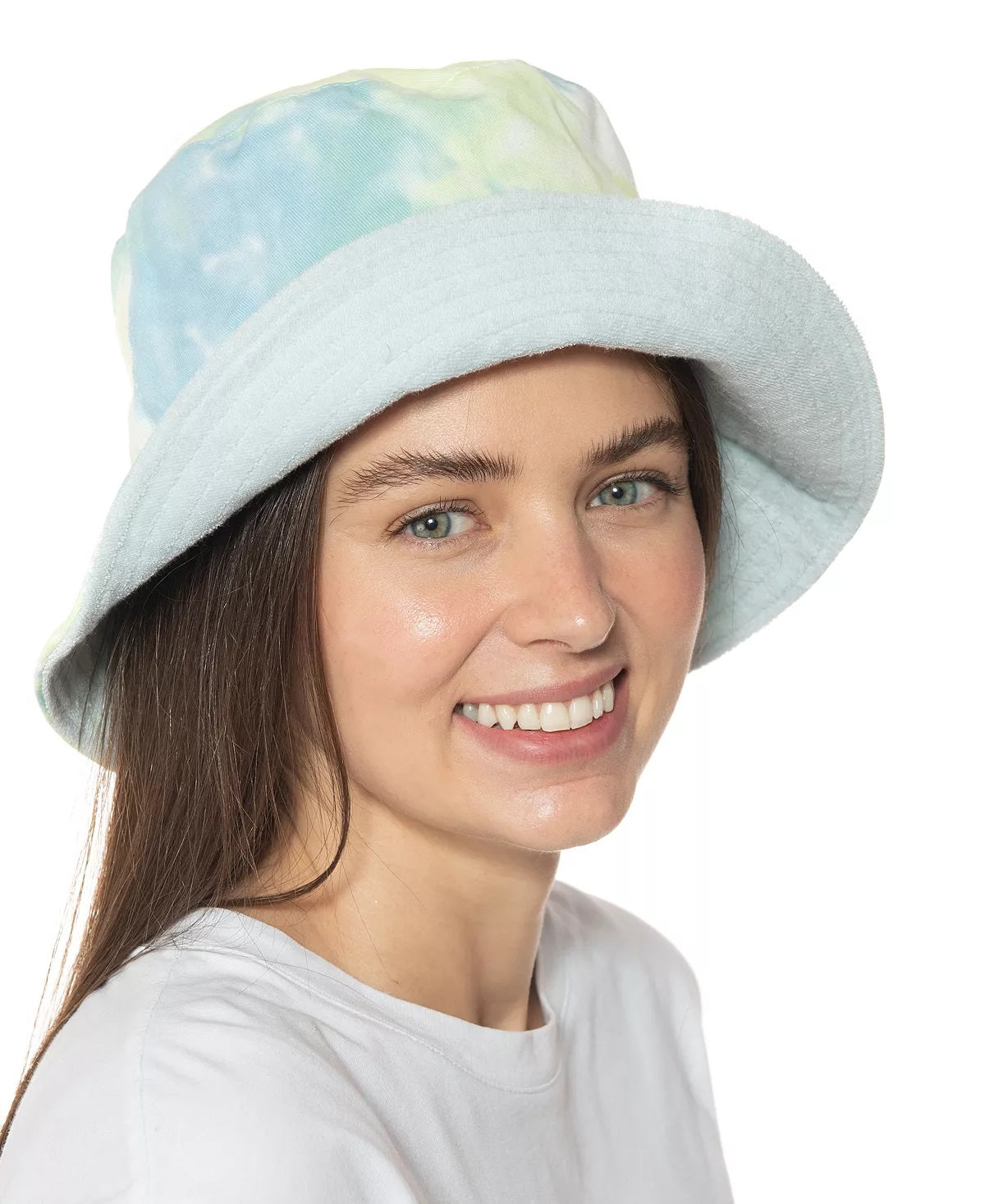 Jenni Women's Reversible Terry Cloth Hat Blue Size Regular