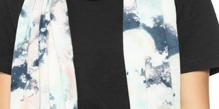 Jenni Women's On Repeat Jersey Wrap Scarf Blue Size Regular