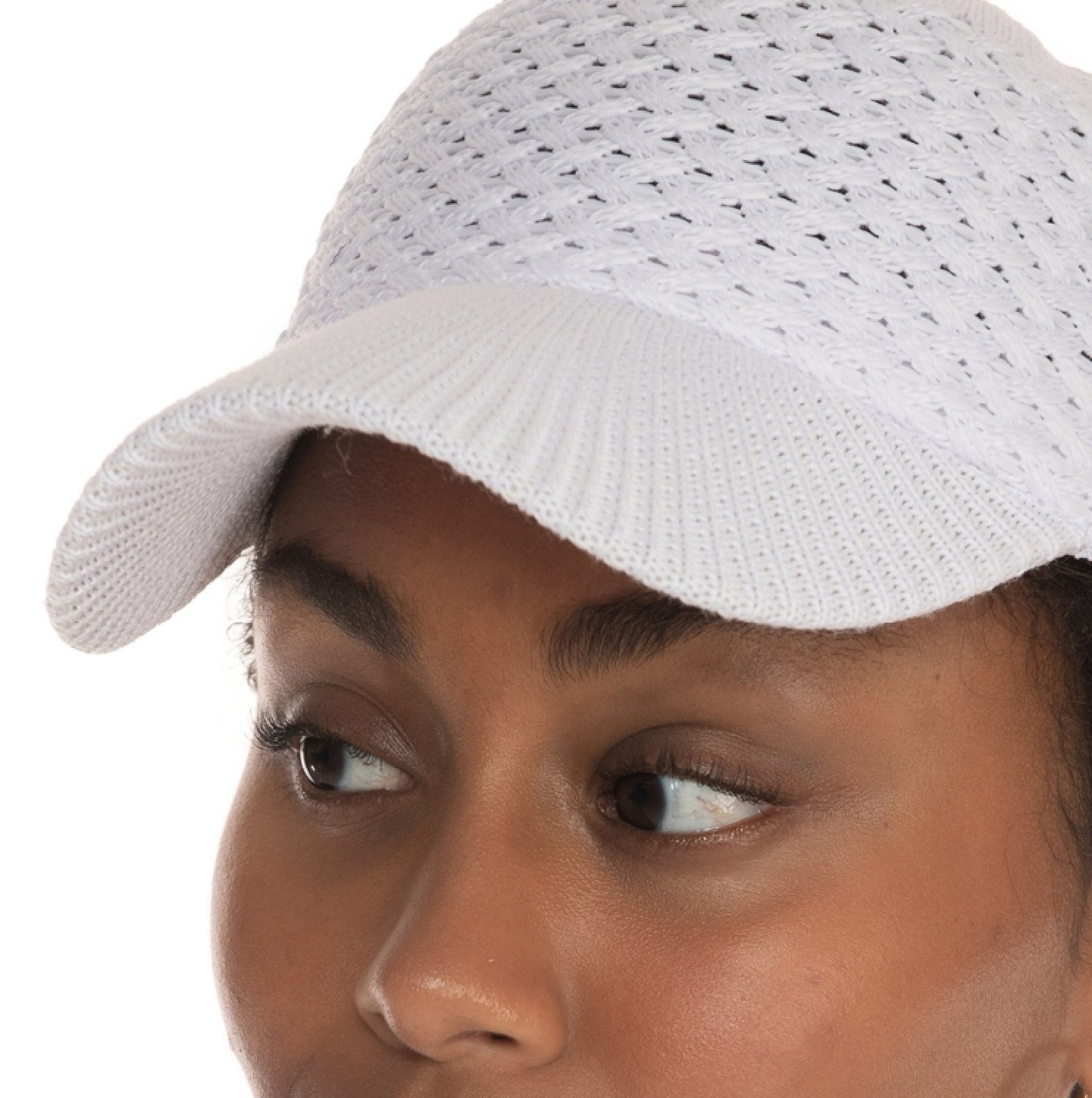 INC International Concepts Women's Packable Baseball Cap White Size Regular