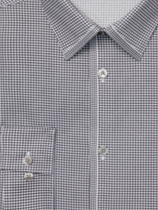 Calvin Klein Men's Slim Fit Stretch Gray Dress Shirt Gray Size 16.5X34X35