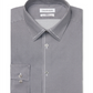 Calvin Klein Men's Slim Fit Stretch Gray Dress Shirt Gray Size 16.5X34X35