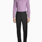 Calvin Klein Mens Slim-Fit Solid Dress Shirt Berry Red Size 17.5 36-37