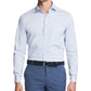 Van Heusen Men's Classic Regular Fit Stain Shield Performance Stretch Check Dress Shirt Blue Size 37X38