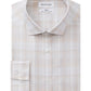 Calvin Klein Men's Steel Slim-Fit Non-Iron Performance Stretch Plaid Dress Shirt Yellow Size 15.5X32-33