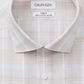 Calvin Klein Men's Steel Slim-Fit Non-Iron Performance Stretch Plaid Dress Shirt Yellow Size 15.5X32-33