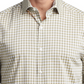 Van Heusen Men's Slim Fit Never Tuck Dress Shirt Brown Size 16X32X33