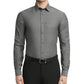 Calvin Klein Men's Steel Slim-Fit Non-Iron Stain Shield Solid Dress Shirt Gray Size 15.5X34-35