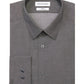 Calvin Klein Men's Steel Slim-Fit Non-Iron Stain Shield Solid Dress Shirt Gray Size 15.5X34-35