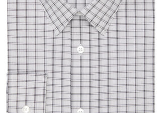 Calvin Klein Men's Logo Slim Fit Dress Shirt Online Exclusive Gray Size 15.5X34-35