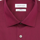 Calvin Klein Men's Steel Regular Fit Stain Shield Performance Dress Shirt Red Size 15X32-33