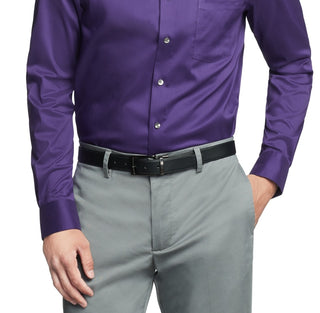 Van Heusen Men's Regular Fit Ultraflex Dress Shirt Purple Size 34X35
