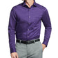 Van Heusen Men's Regular Fit Ultraflex Dress Shirt Purple Size 34X35