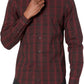 Calvin Klein Men's Slim-Fit Non-Iron Stretch Performance Dress Shirt Red Size 17 32-33