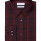 Calvin Klein Men's Slim-Fit Non-Iron Stretch Performance Dress Shirt Red Size 17 32-33