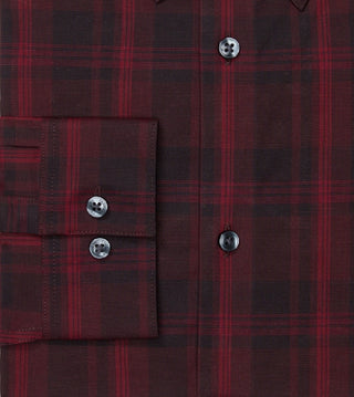 Calvin Klein Men's Slim Fit Non Iron Stretch Performance Dress Shirt Red Size 16X34X35