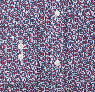 Tommy Hilfiger Men's Th Flex Cool Athletic Fit Dress Shirt Red Size 17.5X32X33