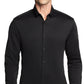 Calvin Klein Men's Extra Slim Fit Stretch Dress Shirt Black Size Small