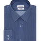 Calvin Klein Men's Infinite Color Sustainable Slim Fit Dress Shirt Blue Size 34X35