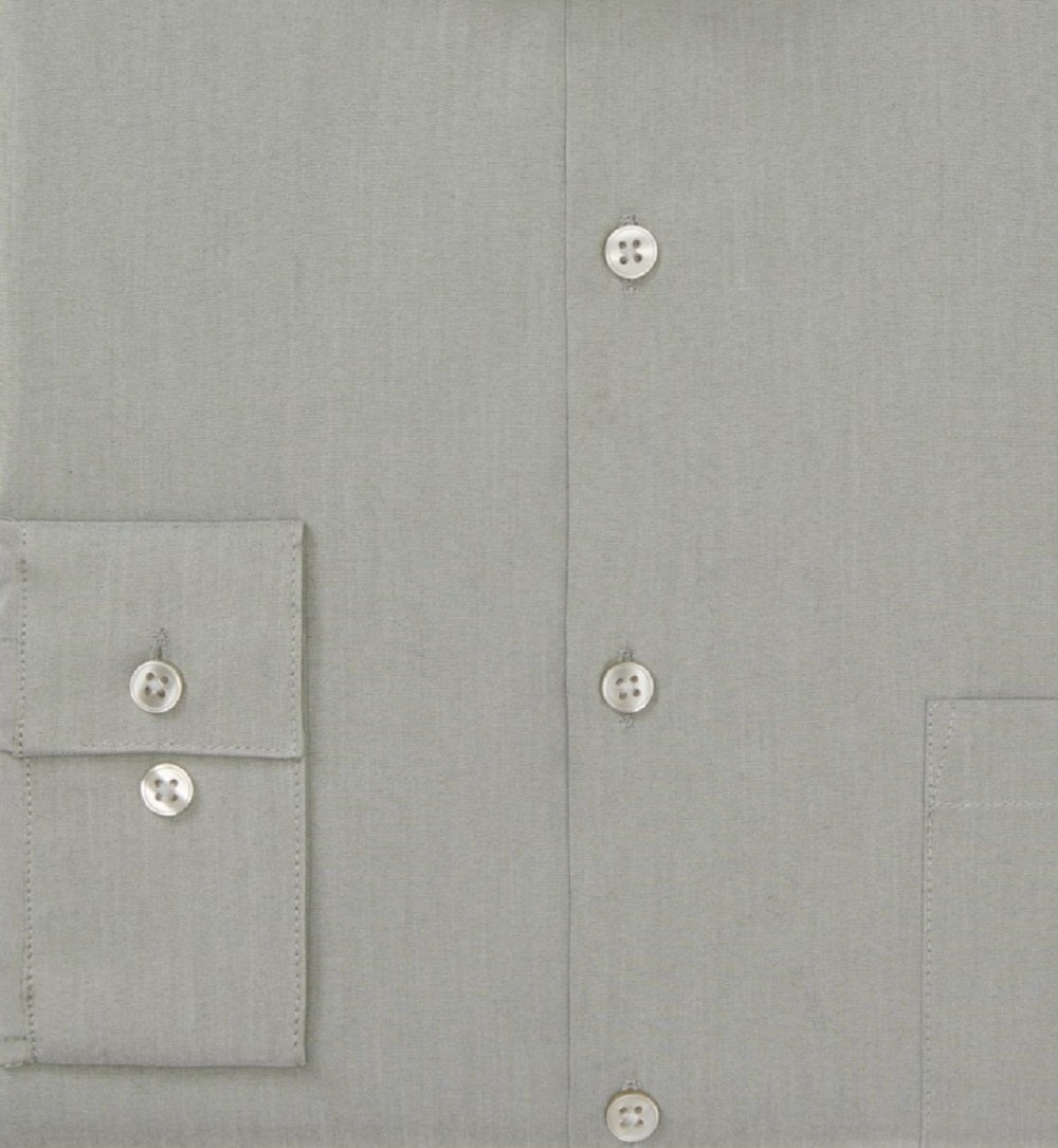 Van Heusen Men's Even Temperature Never Tuck Slim Fit Dress Shirt Green Size 32X33