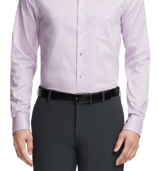 Van Heusen Men's Regular Fit Ultraflex Dress Shirt Purple Size 32X33