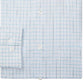 Van Heusen Men's Regular Fit Stain Shield Satin Spread Collar Dress Shirt Blue Size Large