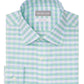Michael Kors Men's Regular Fit Performance Stretch Check Dress Shirt Green Size 17.5X36X37