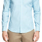 Tommy Hilfiger Men's No Tuck Casual Slim Fit Stretch Dress Shirt Green Size X-Large