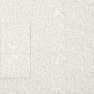 Calvin Klein Men's Steel And Slim Fit Stretch Dress Shirt Beige Size 14.5X32X33