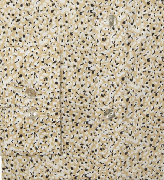 Calvin Klein Men's Slim Fit Stretch Dress Shirt Brown Size 16.5X32X33