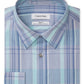 Calvin Klein Men's Regular Fit Stretch Dress Shirt Blue Size 34X35