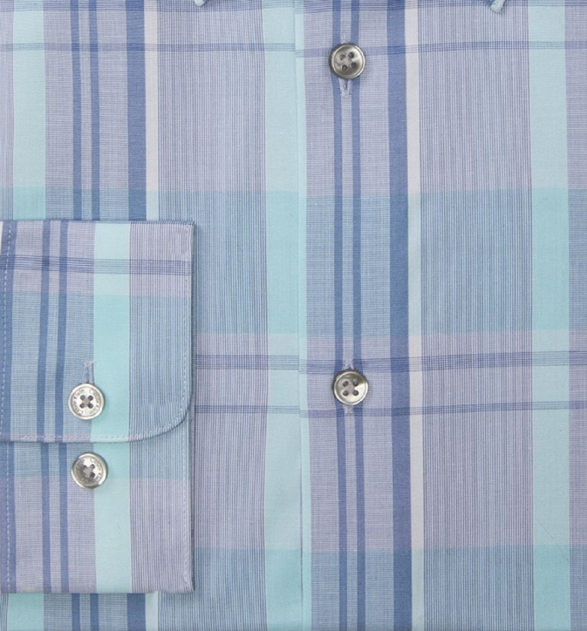 Calvin Klein Men's Regular Fit Stretch Dress Shirt Blue Size 34X35