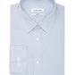 Calvin Klein Men's Regular Fit Stretch Dress Shirt Blue Size 15.5X34X35
