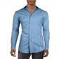Calvin Klein Mens Long Sleeve Regular-Fit Button-Down Shirt Blue Size 15X32-33