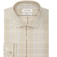 Calvin Klein Men's And Slim Fit Stretch Dress Shirt Brown Size 15X32X33